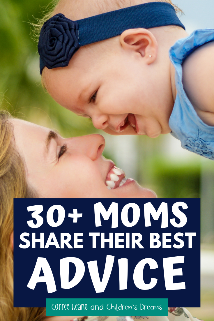 Being a new mom can be tough. Check out these tips from moms who have already been their. They share their must have items, along with advice about life, encouragement and how to find humor in motherhood. Are you looking for hacks for surviving new mommy life. Whether this is your first pregnancy or your last these tips are the essentials you need to start out right. #newmom #advicefornewmoms